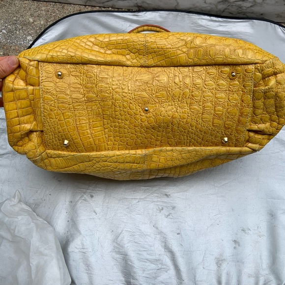 Mania of Italy yellow handbag - Picture 5 of 5